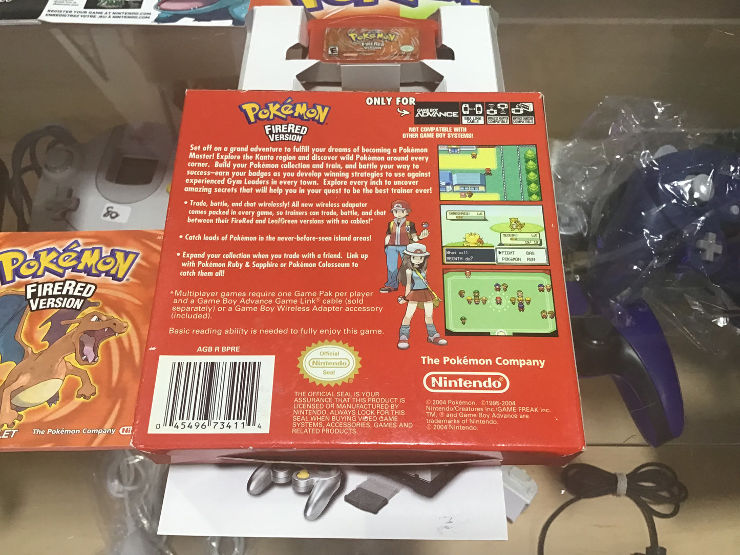Pokémon FireRed (Authentic) CIB Nintendo Gameboy Advance