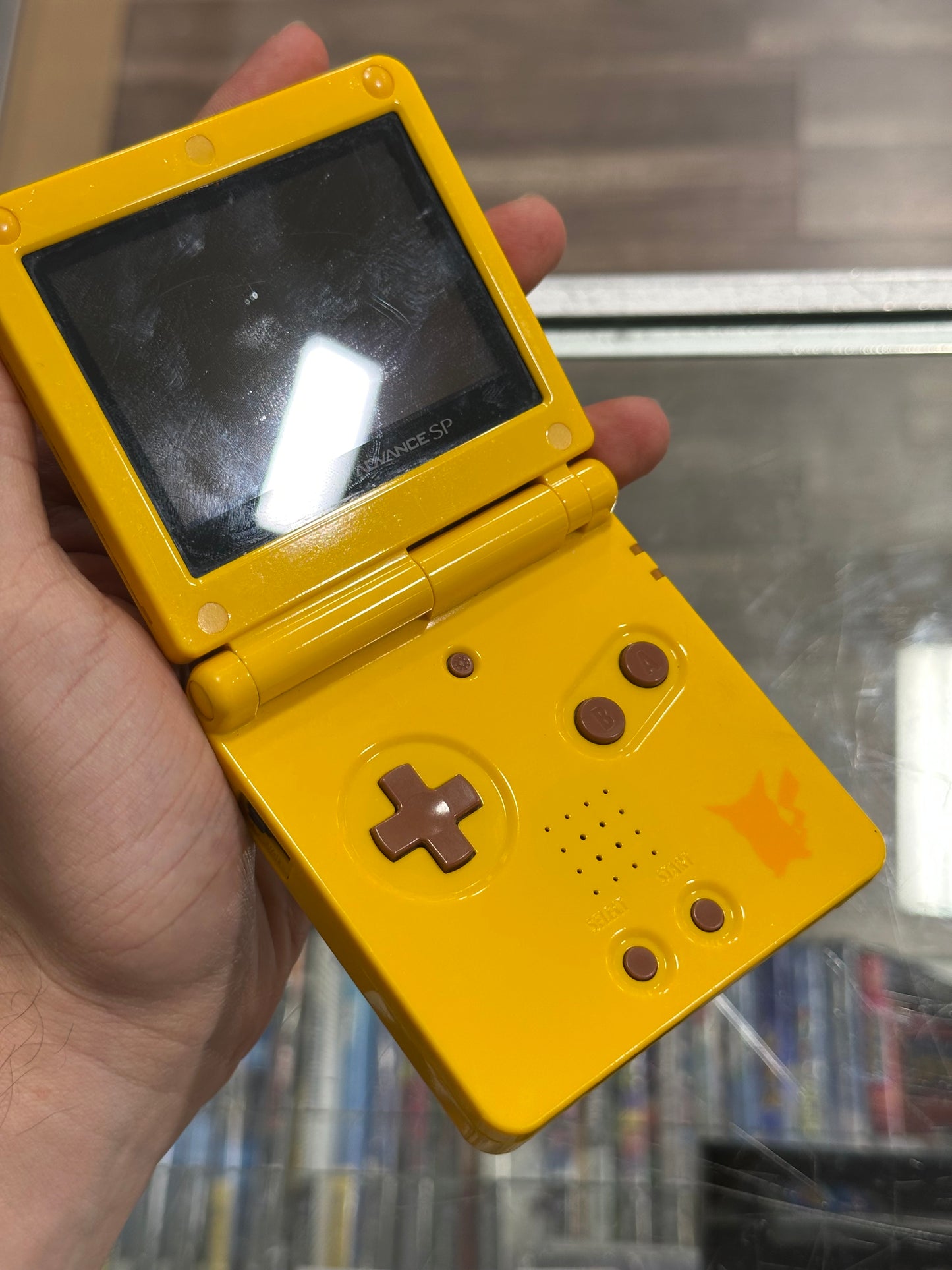 Pikachu Gameboy Advance SP GameBoy Advance AGS 101 Authentic Shell