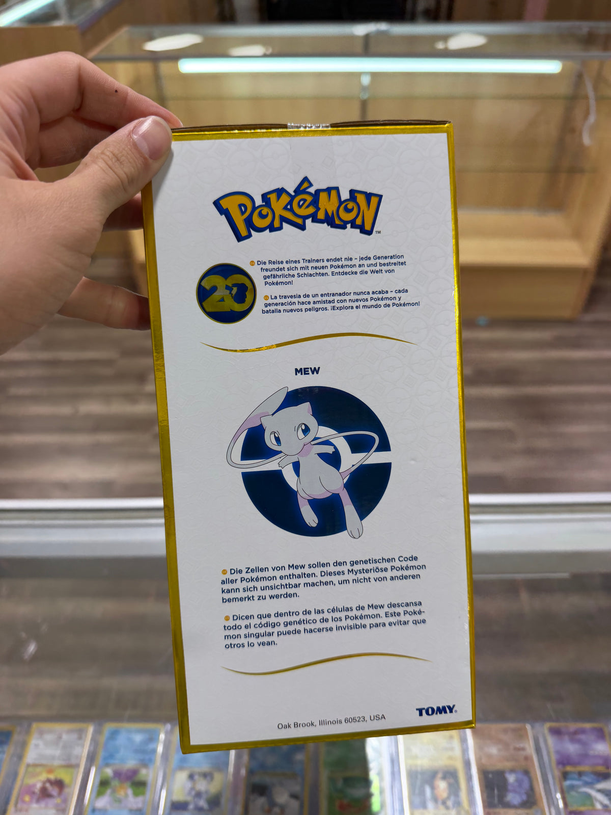 Tomy Pokemon 20th Anniversary mew  Plush #151 (Unused)