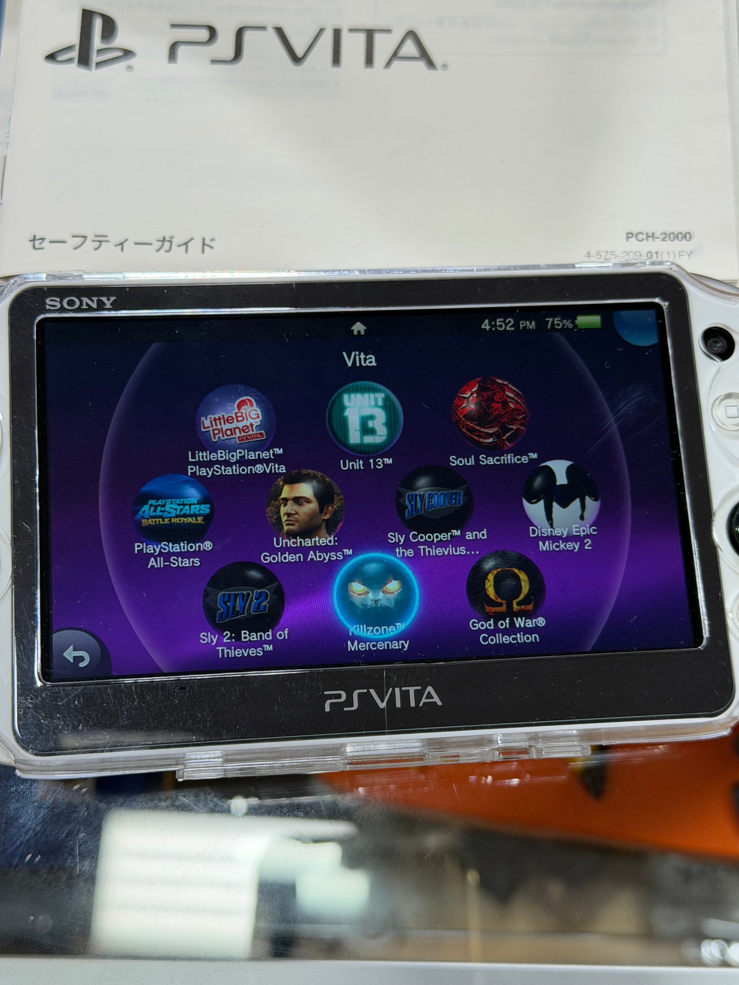 PS Vita 2000 White - With Digital Games