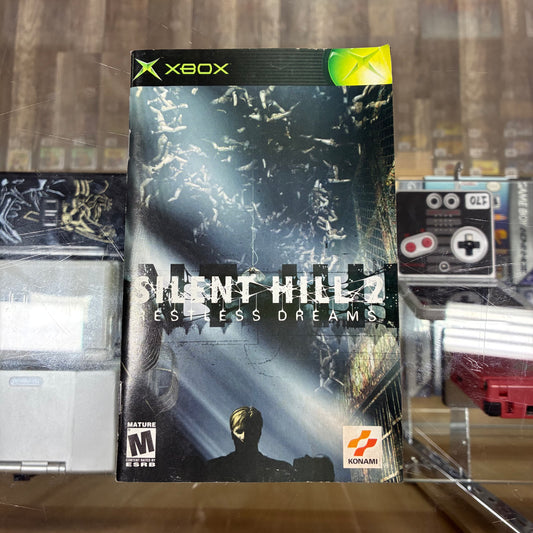 Silent Hill 2 Xbox Manual ONLY