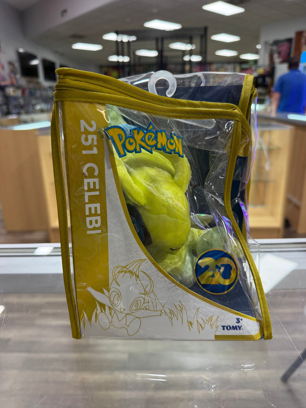 Tomy Pokemon 20th Anniversary Celebi Plush #251 (Unused)