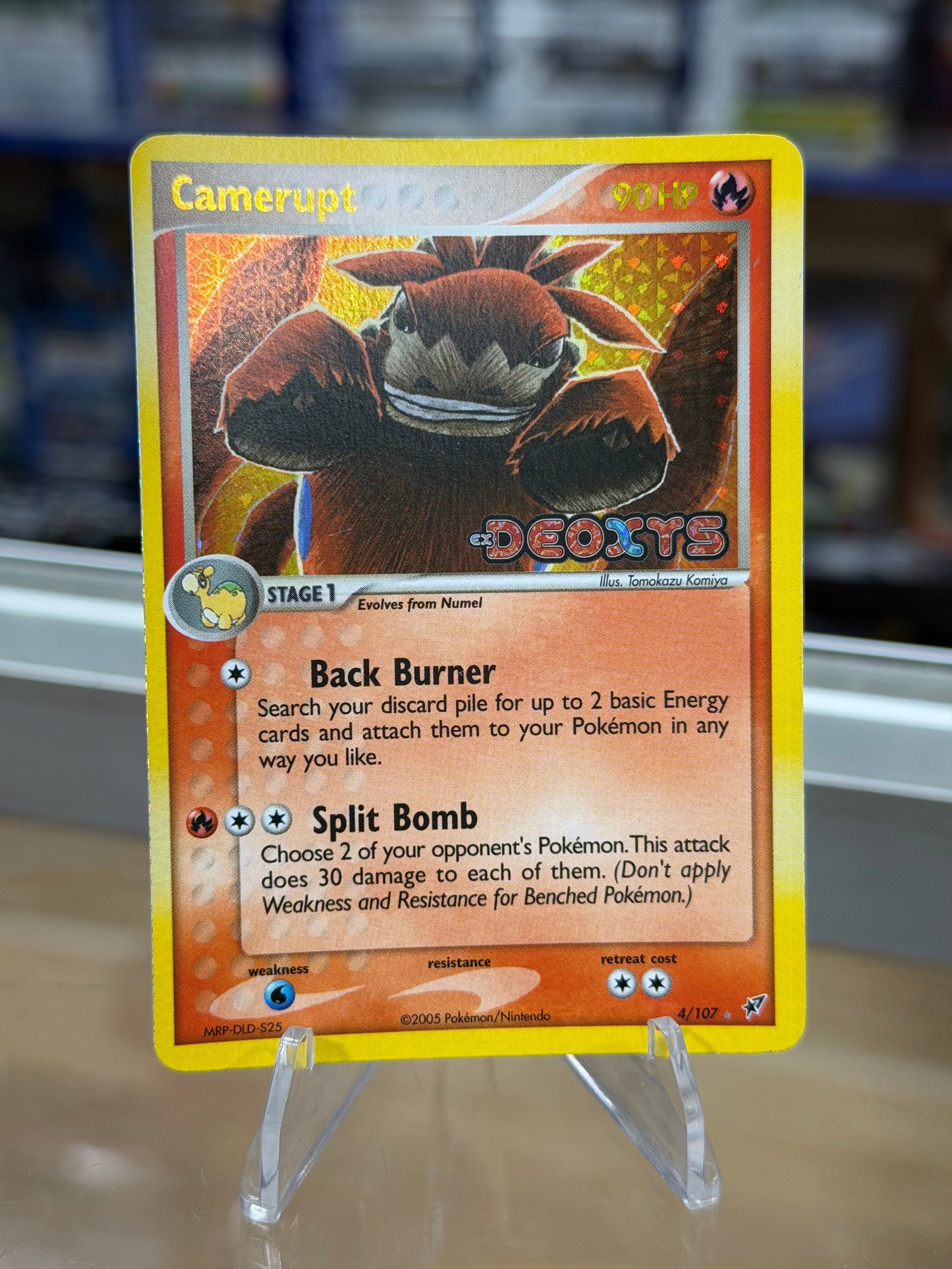 Camerupt - EX Deoxys Reverse Holo LP