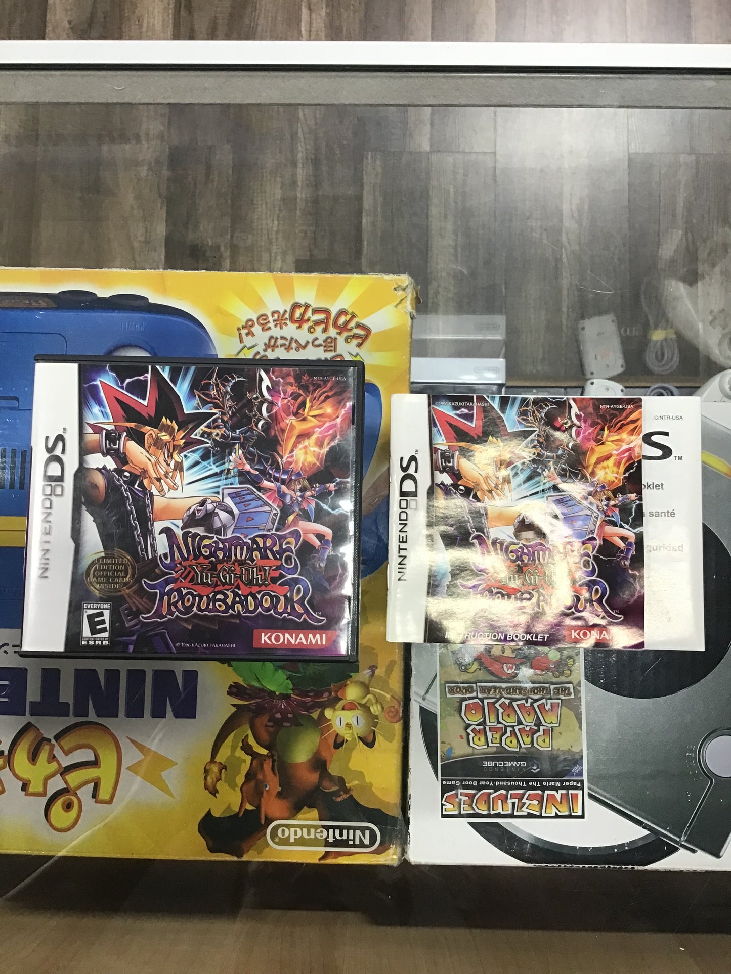 Yu-Gi-Oh Nightmare Troubadour Nintendo DS Case and Manual ONLY