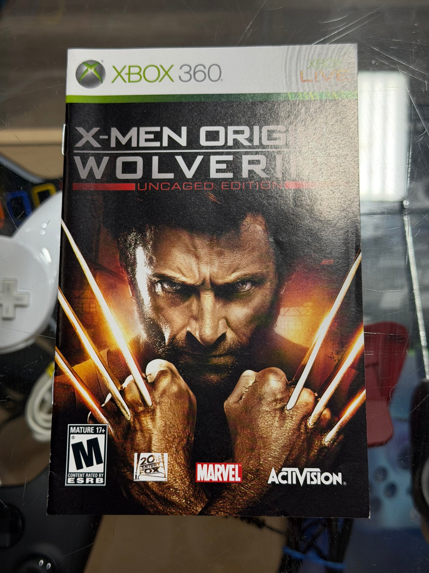 X-Men Origins Wolverine Xbox 360 Manual Only