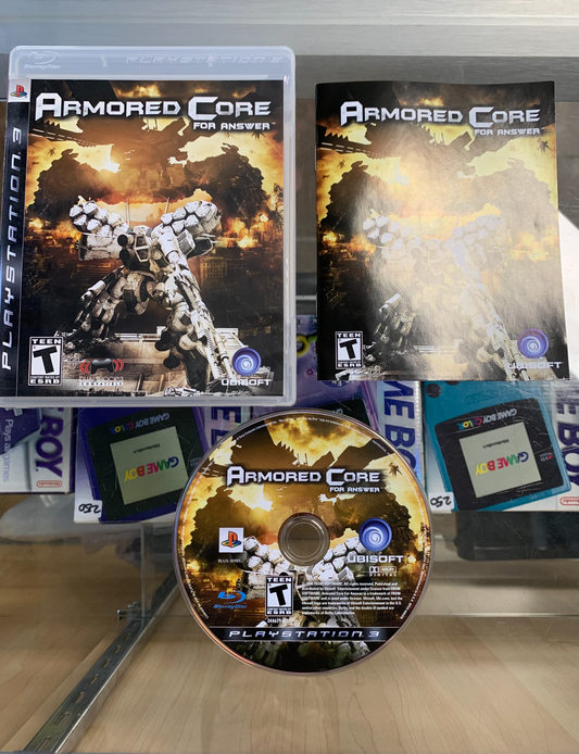 Armored Core For Answer PlayStation 3 CIB