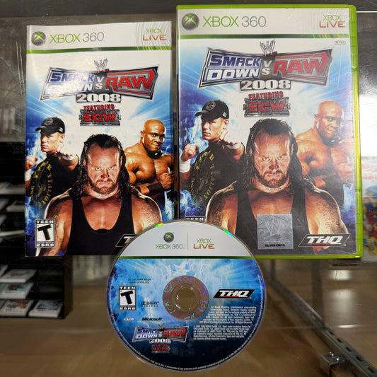 WWE Smackdown Vs. Raw 2008 Xbox 360
