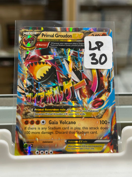 Primal Groudon EX (Omega) - XY - Primal Clash (PRC) (LP)