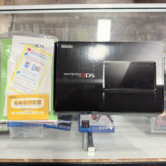 Nintendo 3DS Cosmo Black Nintendo 3DS (Japanese Region Only) (digital games installed)