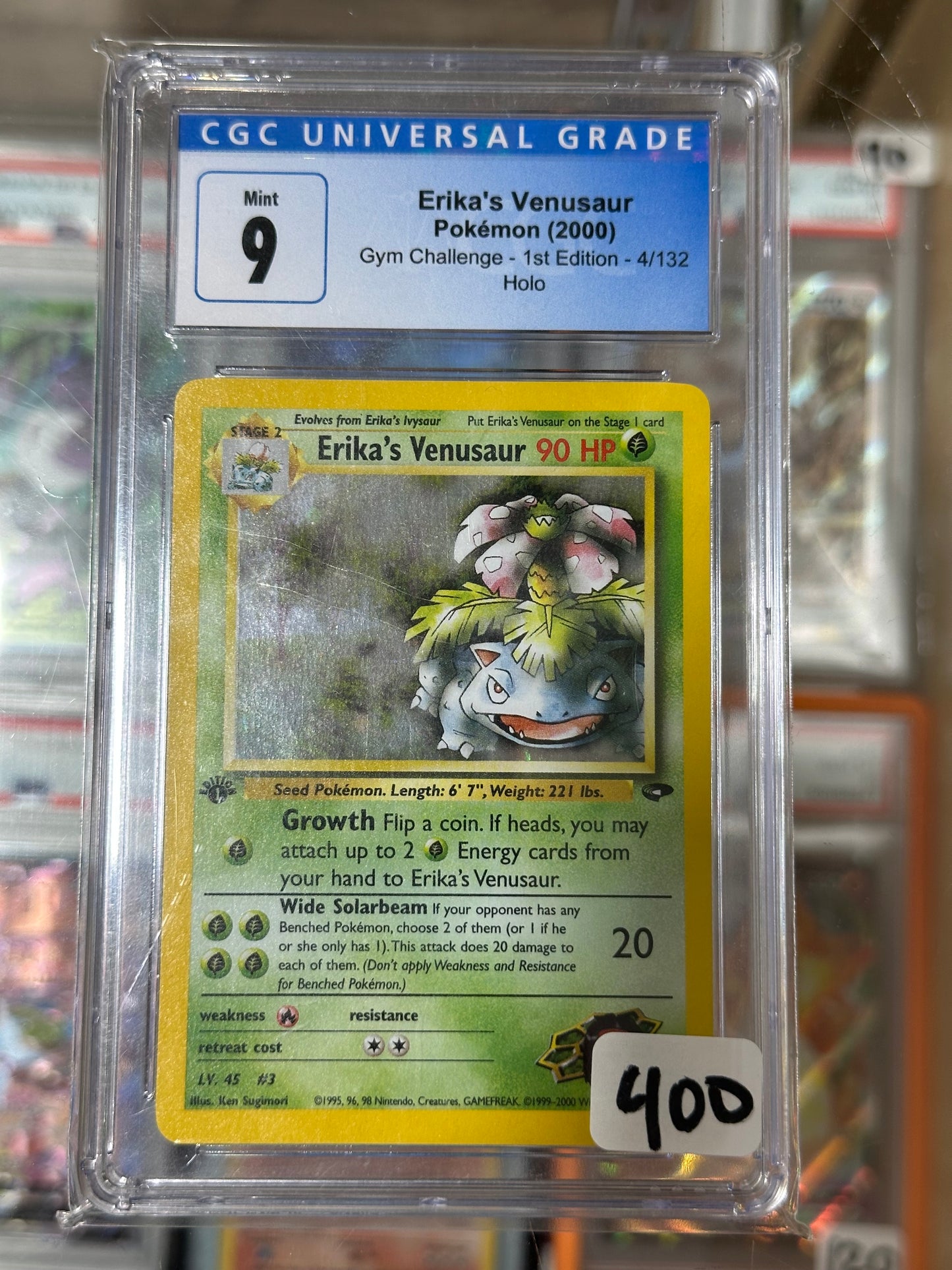 Erika's Venusaur - Gym Challenge (1st Edition) (HoloFoil)(CGC 9)
