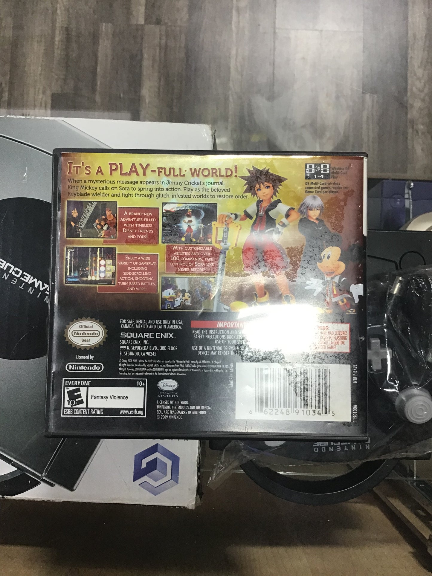 Kingdom Hearts Re:Coded Nintendo DS Case and Manual ONLY