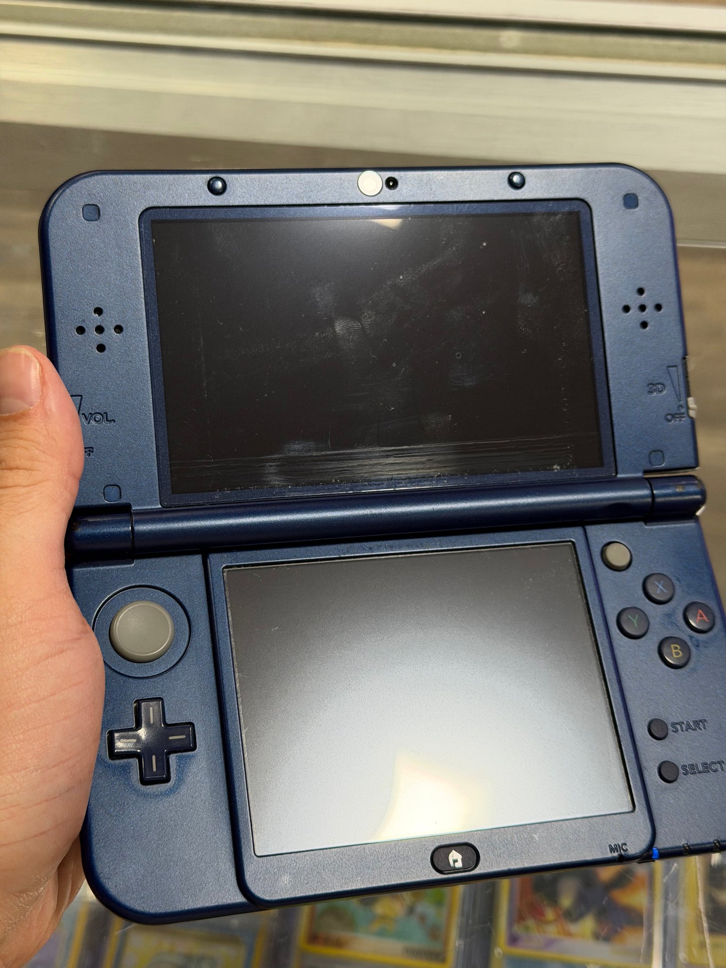 (319) Blue “New” Nintendo 3DS XL Handheld System With Charger (Region Free)(JAPANESE TO US) (Copy)