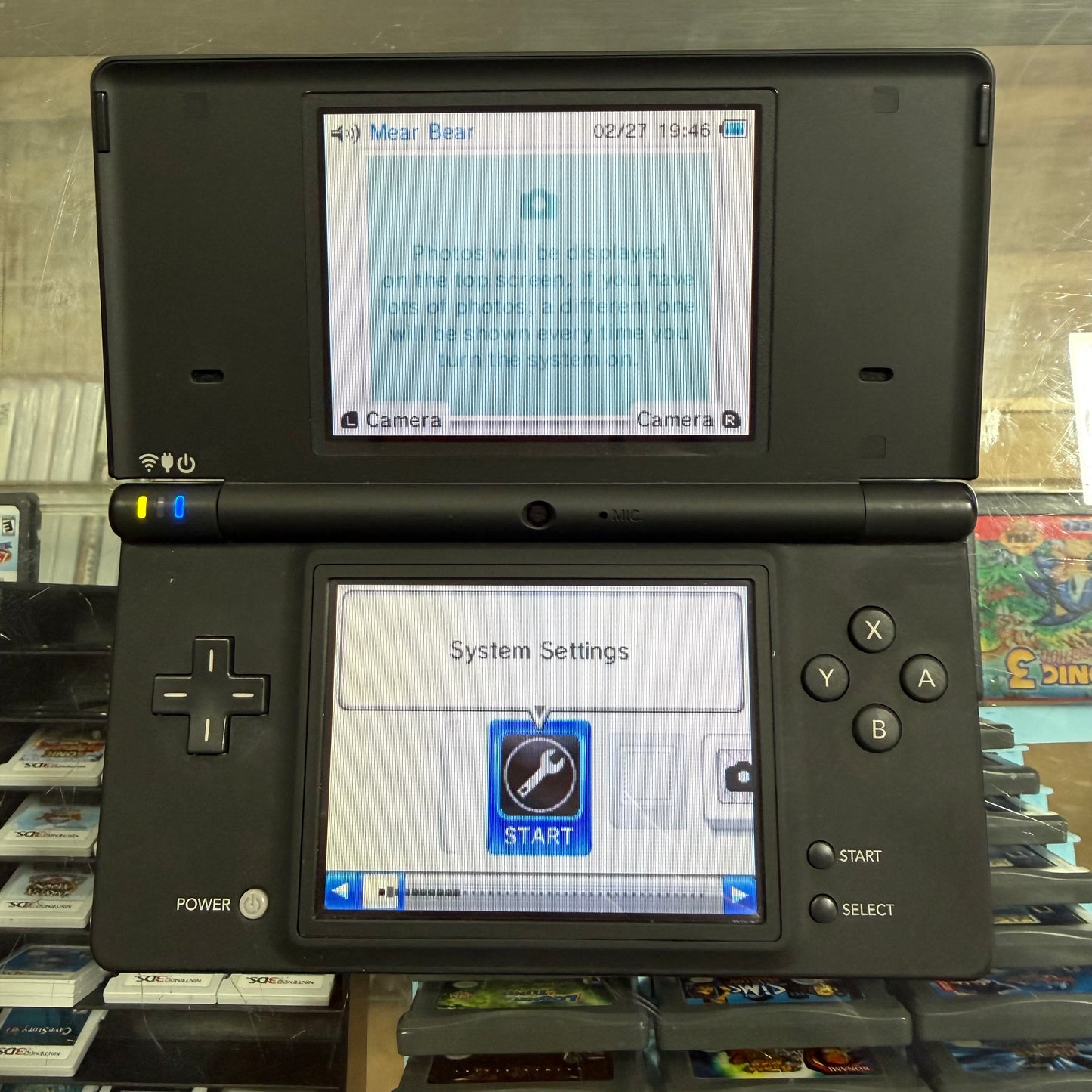 Black Reshiram & Zekrom Edition Nintendo DSi System with Charger