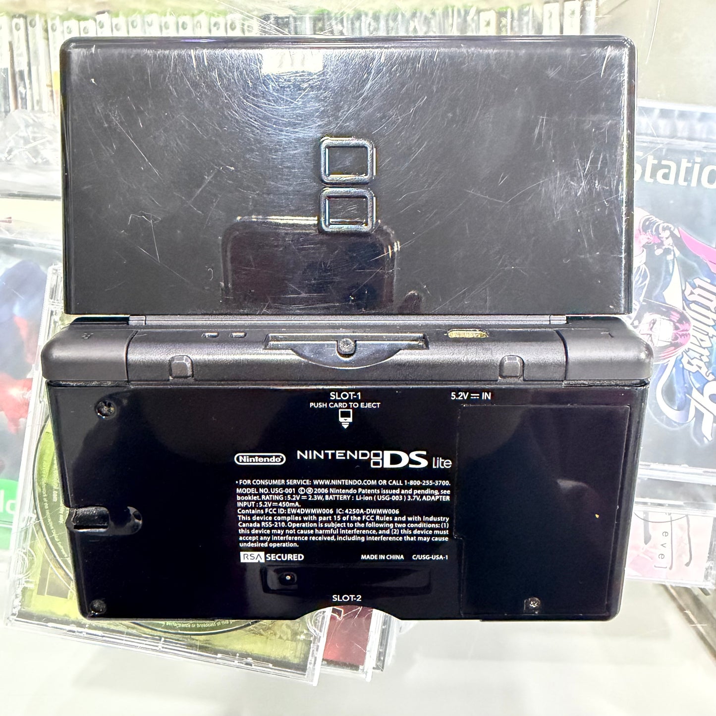 Black Nintendo DS Lite Nintendo DS [Charger Included]