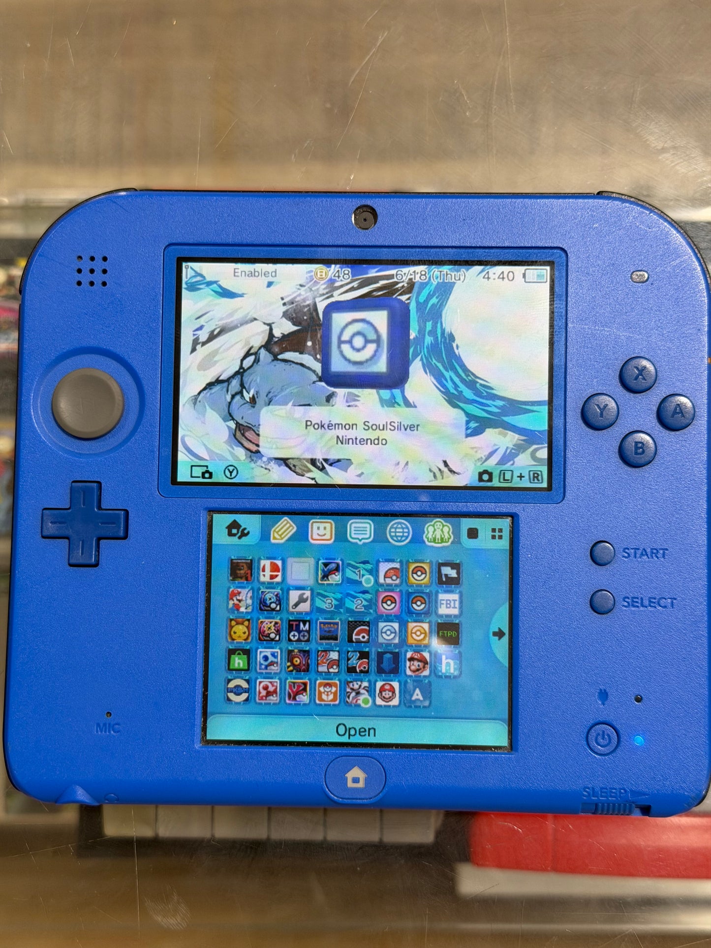Nintendo 2DS Blue - with Digital Games and Charger
