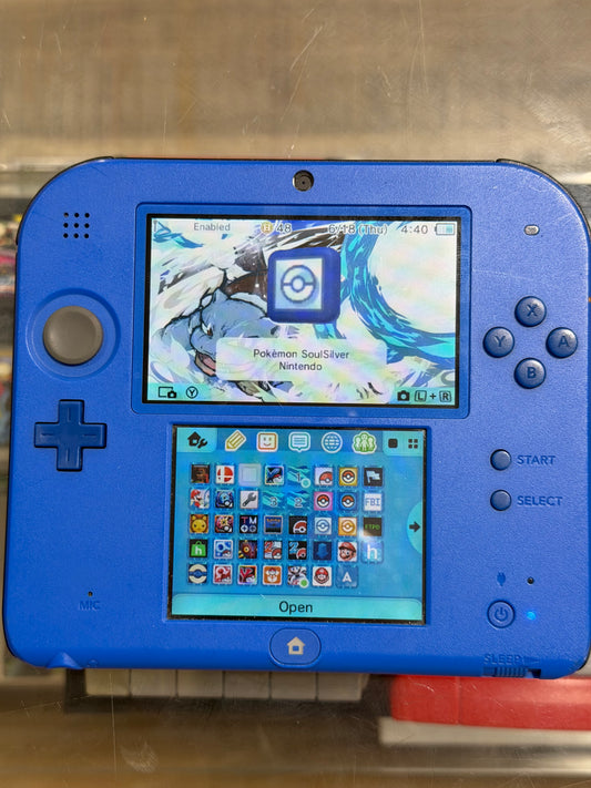 Nintendo 2DS Blue - with Digital Games and Charger