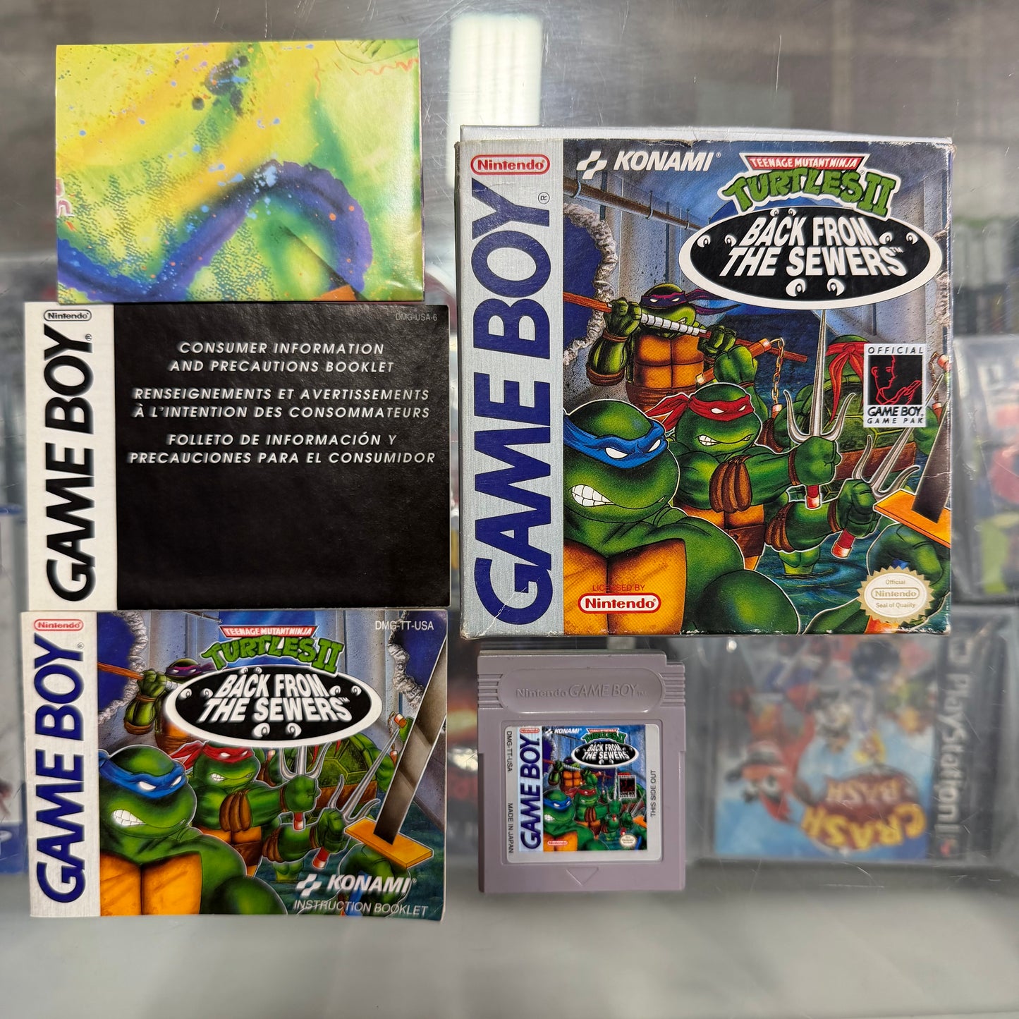 Teenage Mutant Ninja Turtles II Back From The Sewers GameBoy