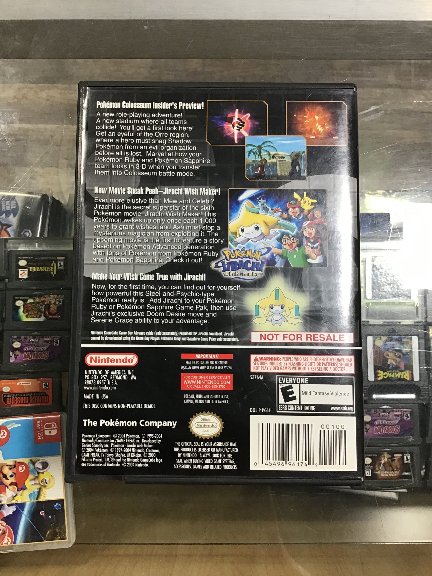 Pokémon Colosseum Bonus Disc Nintendo GameCube