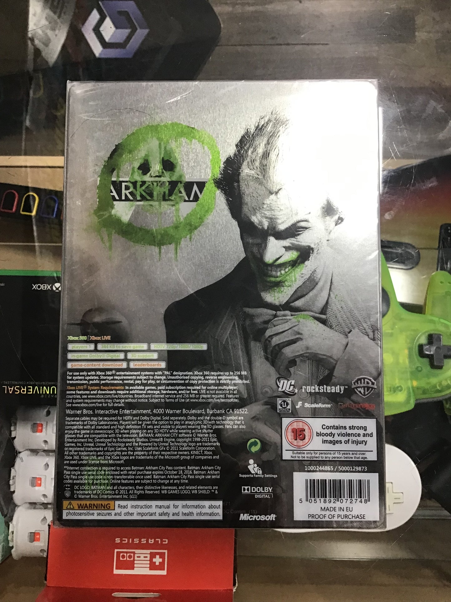 Batman Arkham City PAL Steelbook Edition Xbox 360 (UNOPENED)