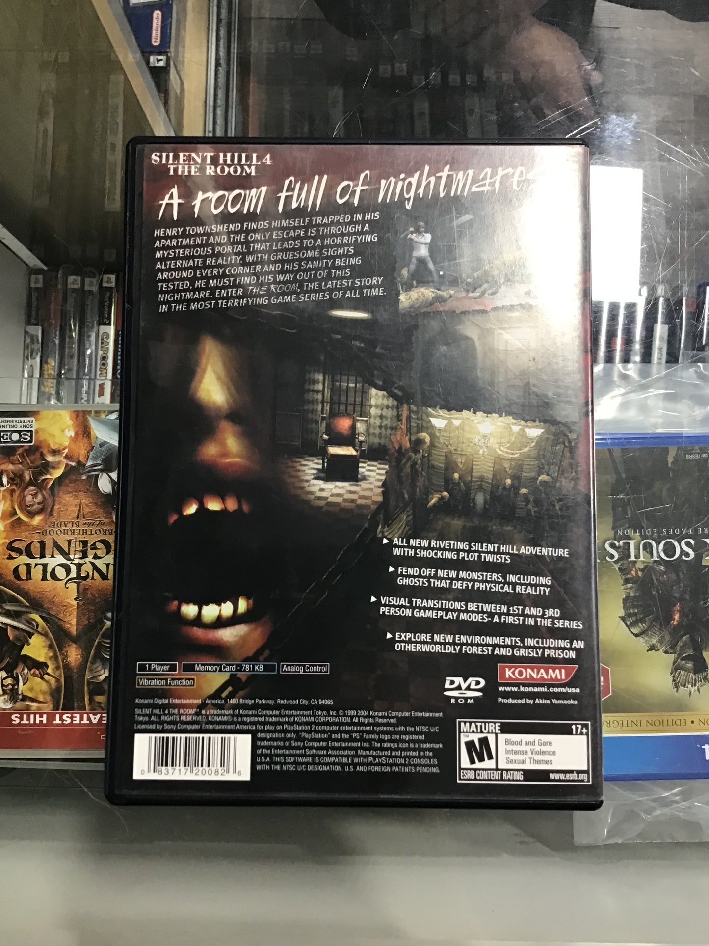 Silent Hill 4 The Room PlayStation 2 Case and Manual ONLY