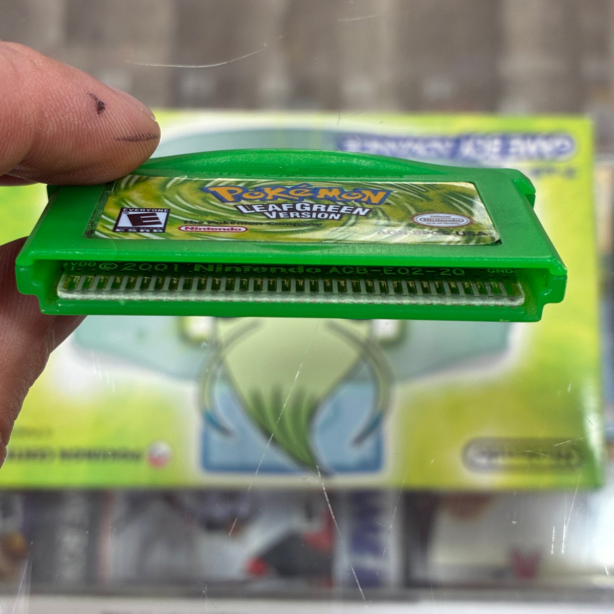 Pokémon LeafGreen Nintendo GameBoy Advance (Authentic) (REPRODUCTION LABEL)