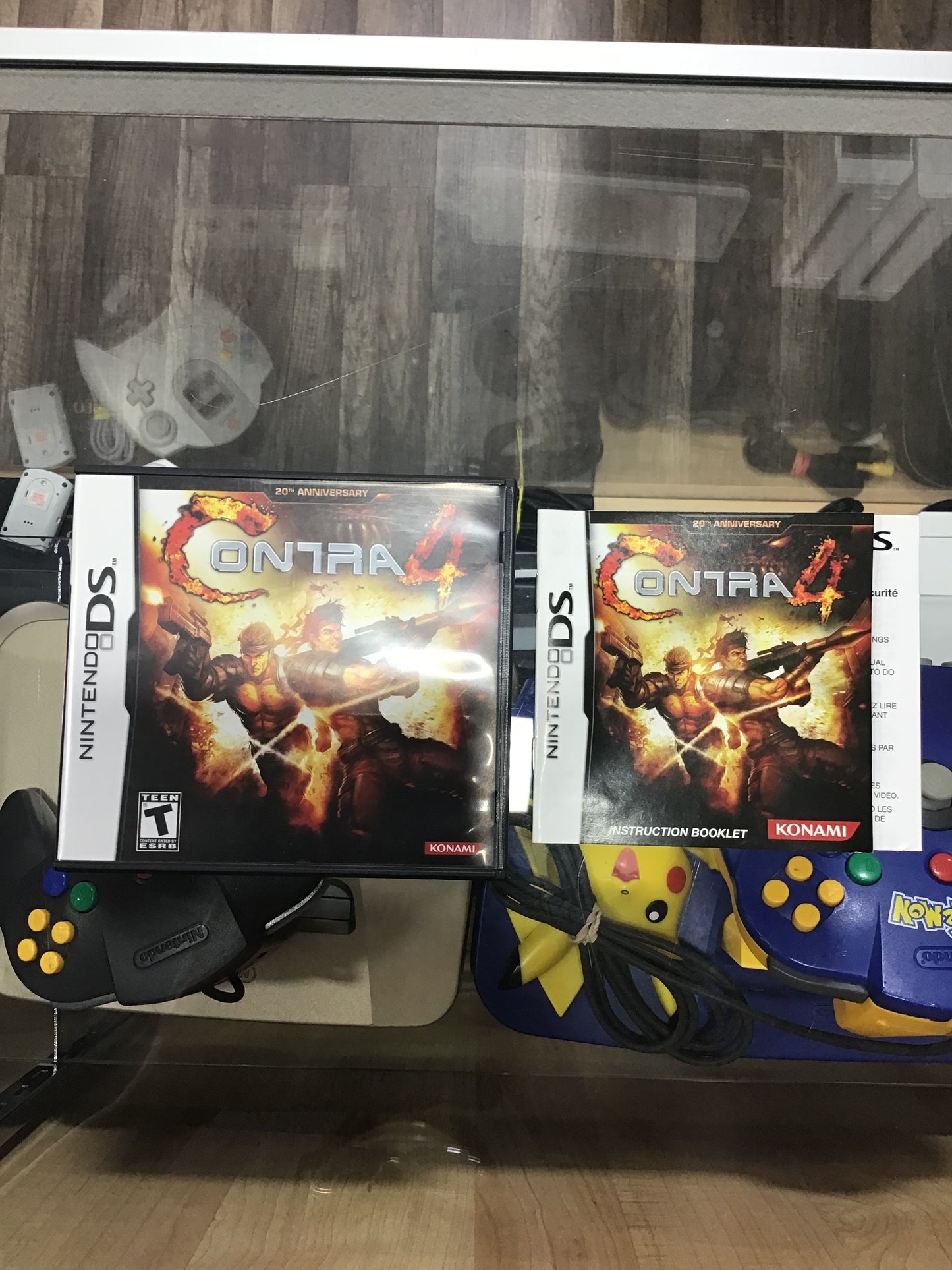 Contra 4 Nintendo DS Case and Manual ONLY