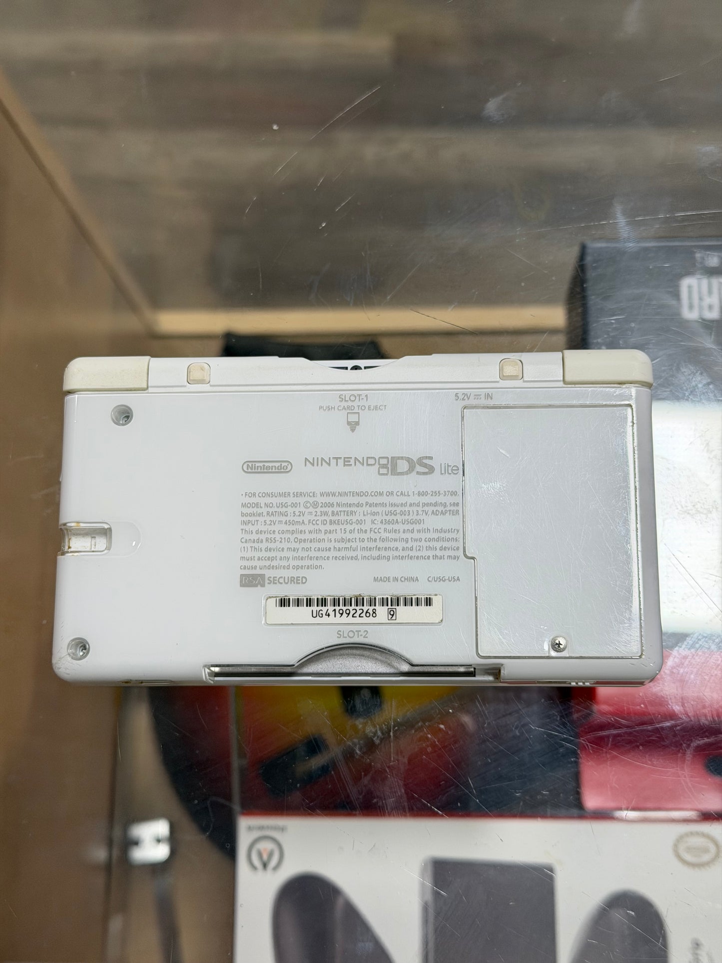 White Nintendo DS Lite with Charger 268