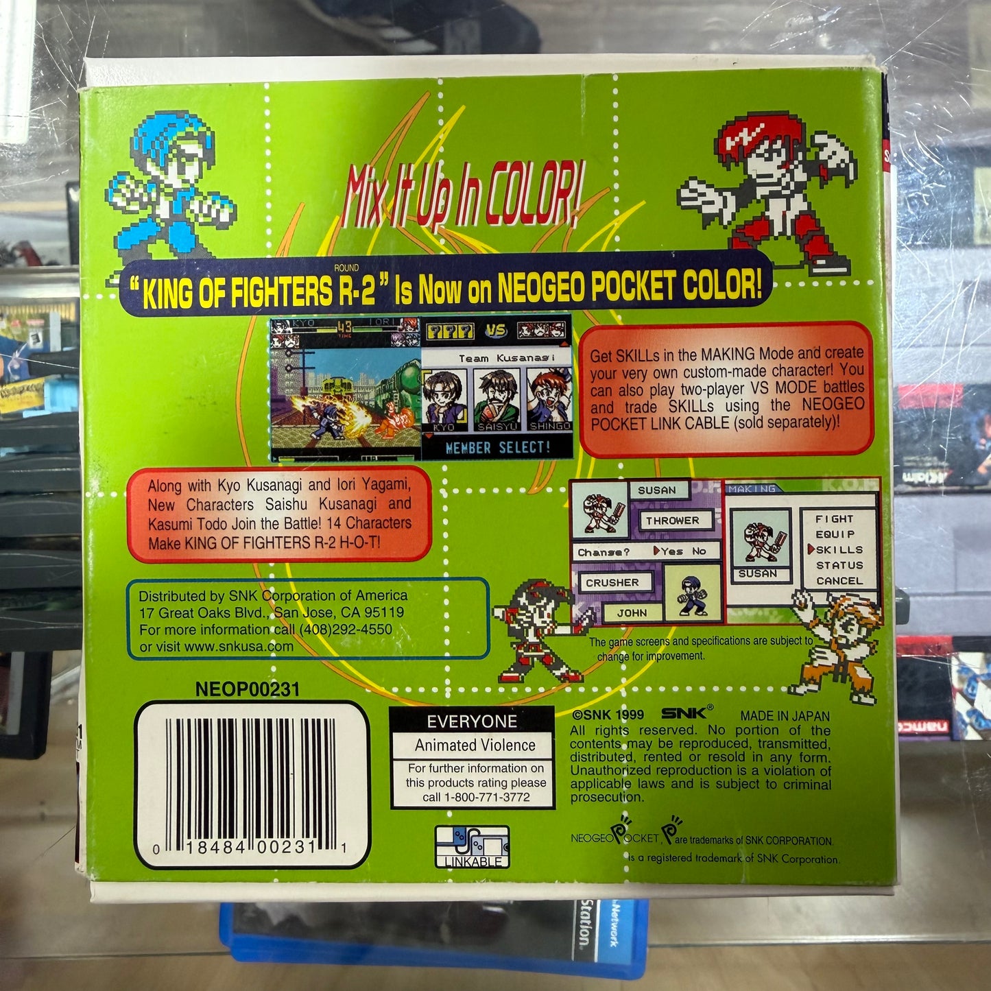 King Of Fighters R-2 Neo Geo Pocket Color
