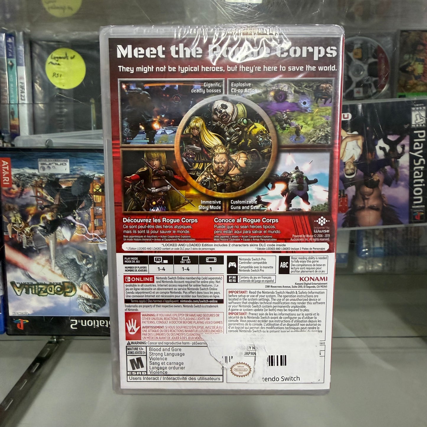 Contra Rogue Corps Nintendo Switch