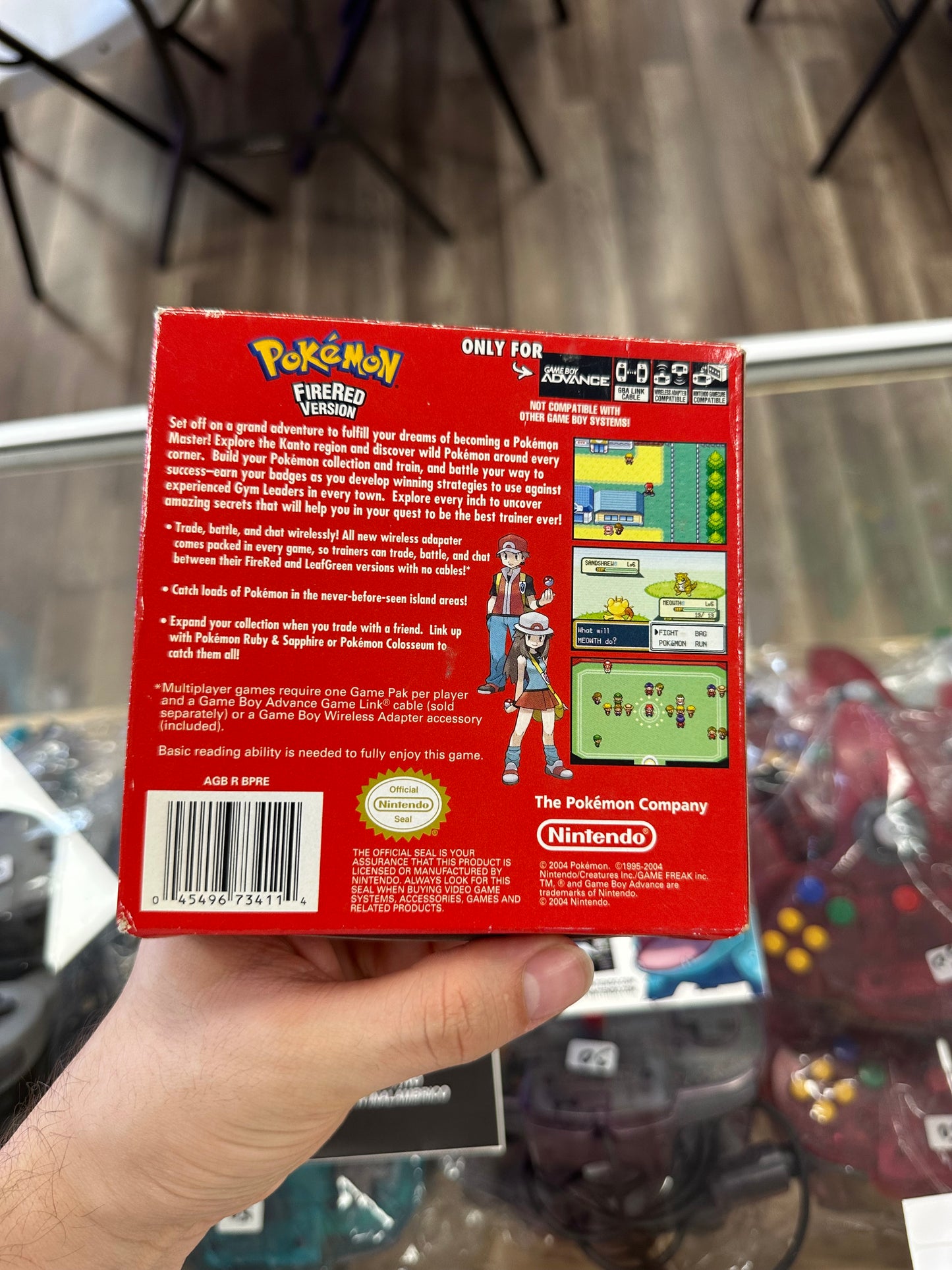 Pokémon FireRed Nintendo Gameboy Advance CIB Authentic