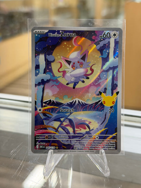 (NM) Hisuian Zorua - 145/128 - ME: 30th Celebration