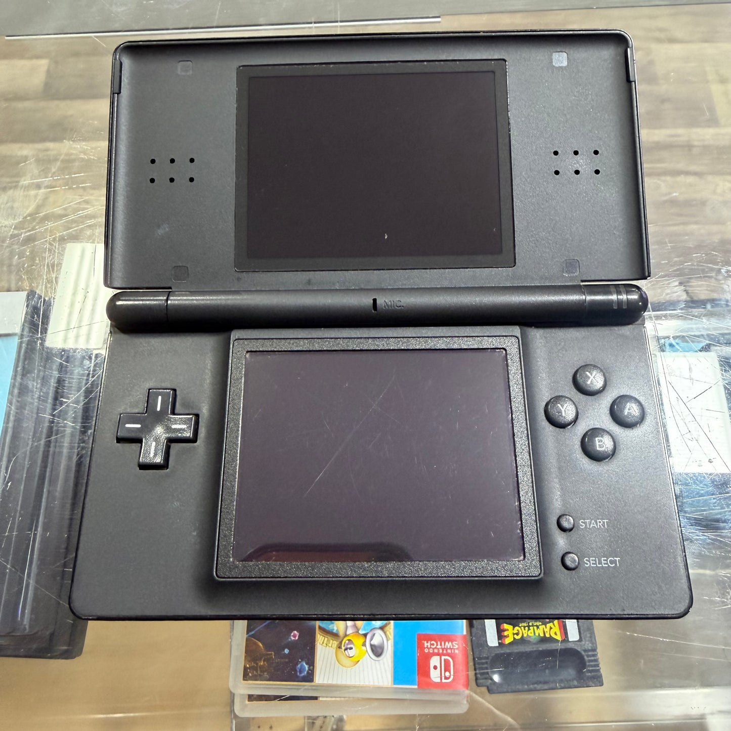 Black Nintendo DS Lite Nintendo DS (charger included)