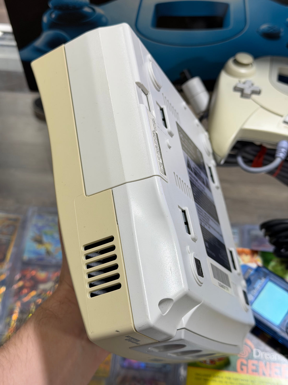 Sega Dreamcast System with Original Box with Blue VMU