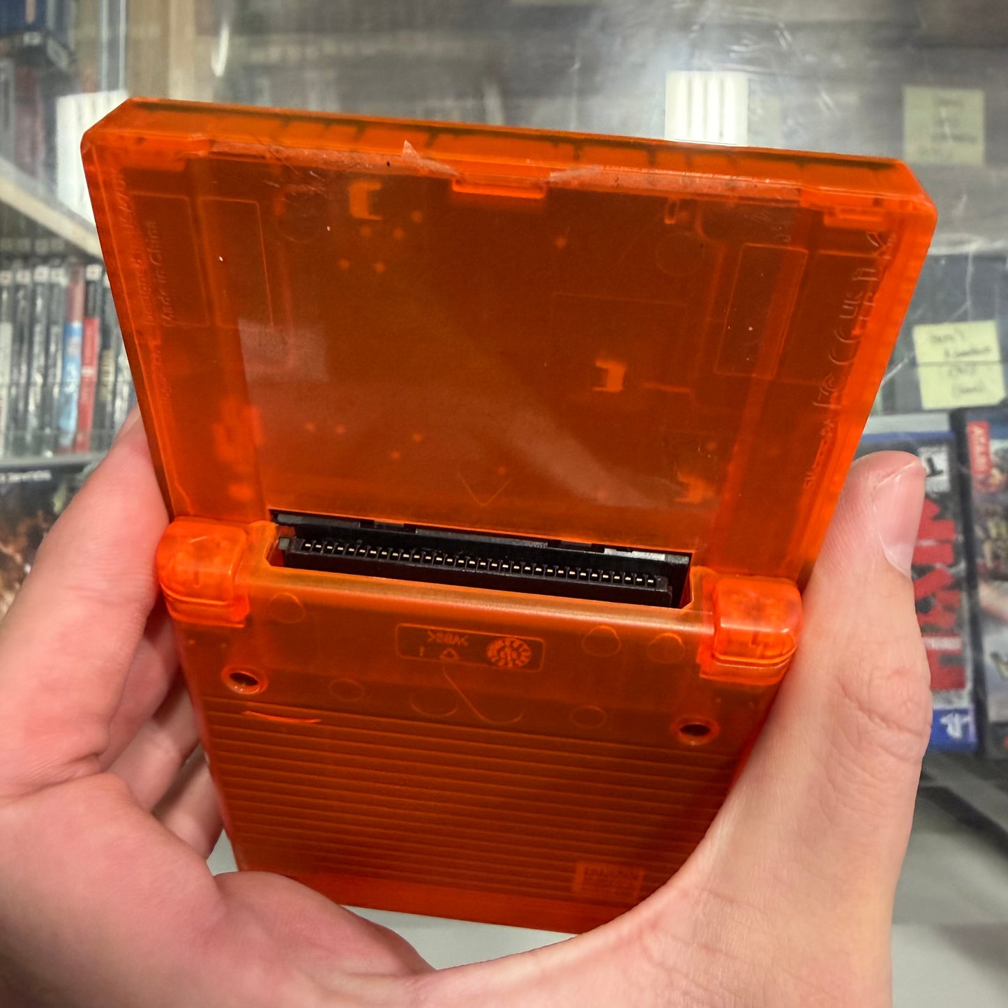 Analogue Pocket [Transparent Orange] GameBoy (with protective case)