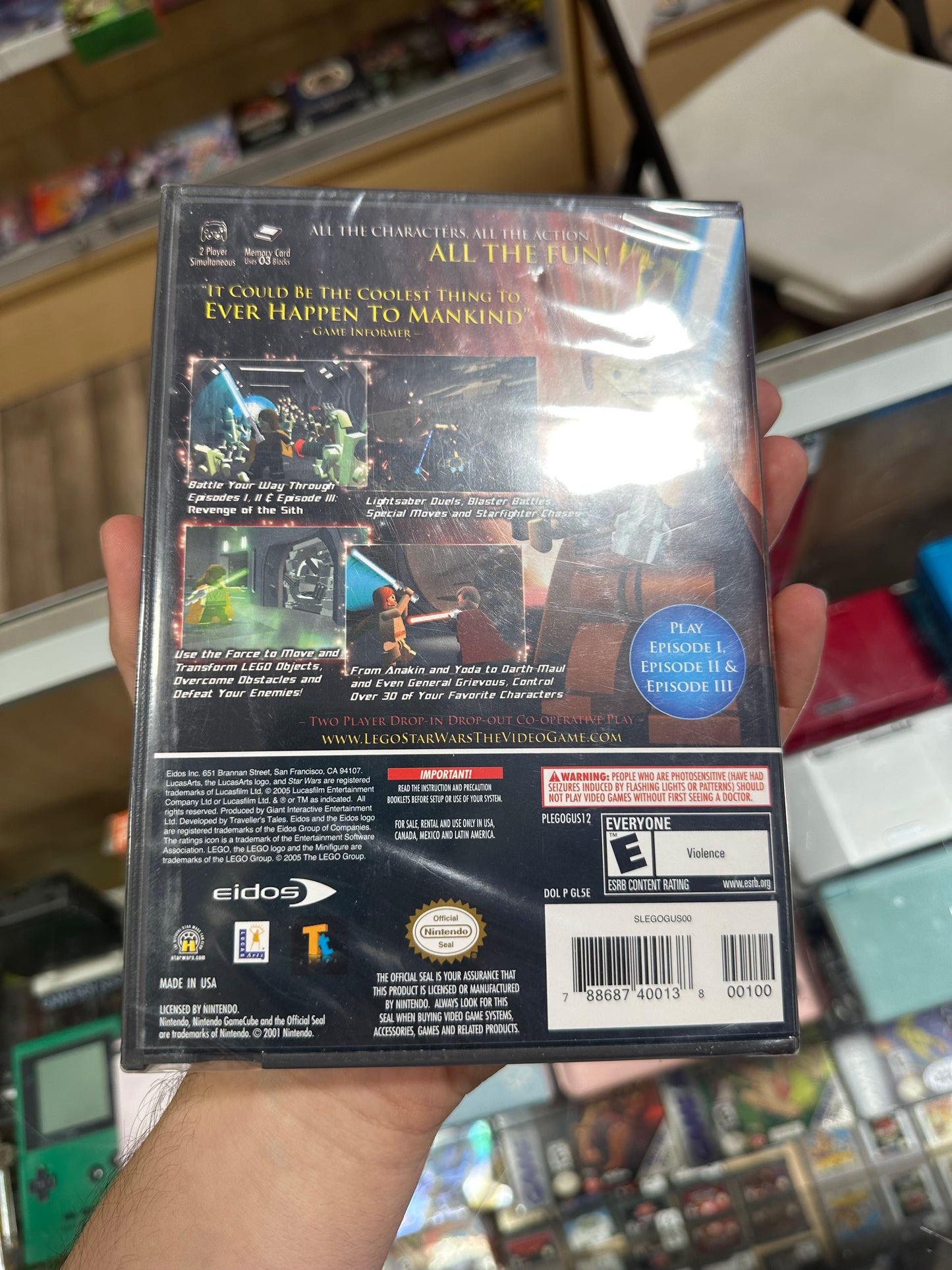 Lego Star Wars Nintendo GameCube Sealed - Black Label