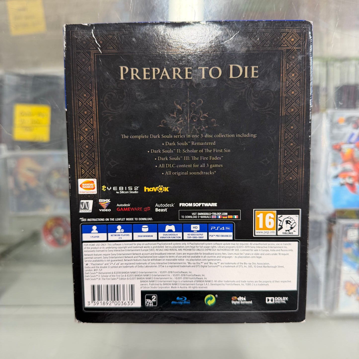 Dark Souls Trilogy Playstation 4
