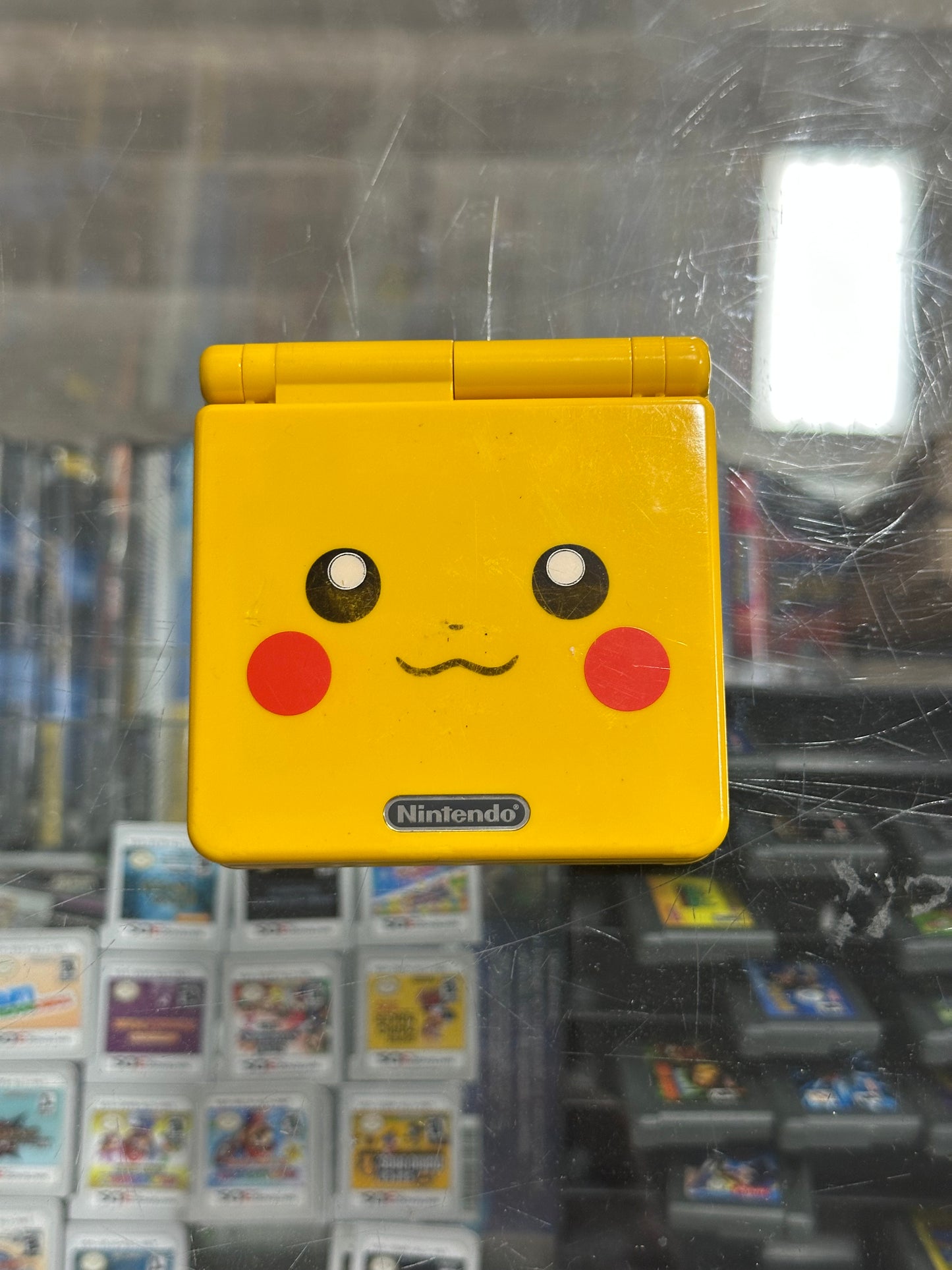 Pikachu Gameboy Advance SP GameBoy Advance AGS 101 Authentic Shell