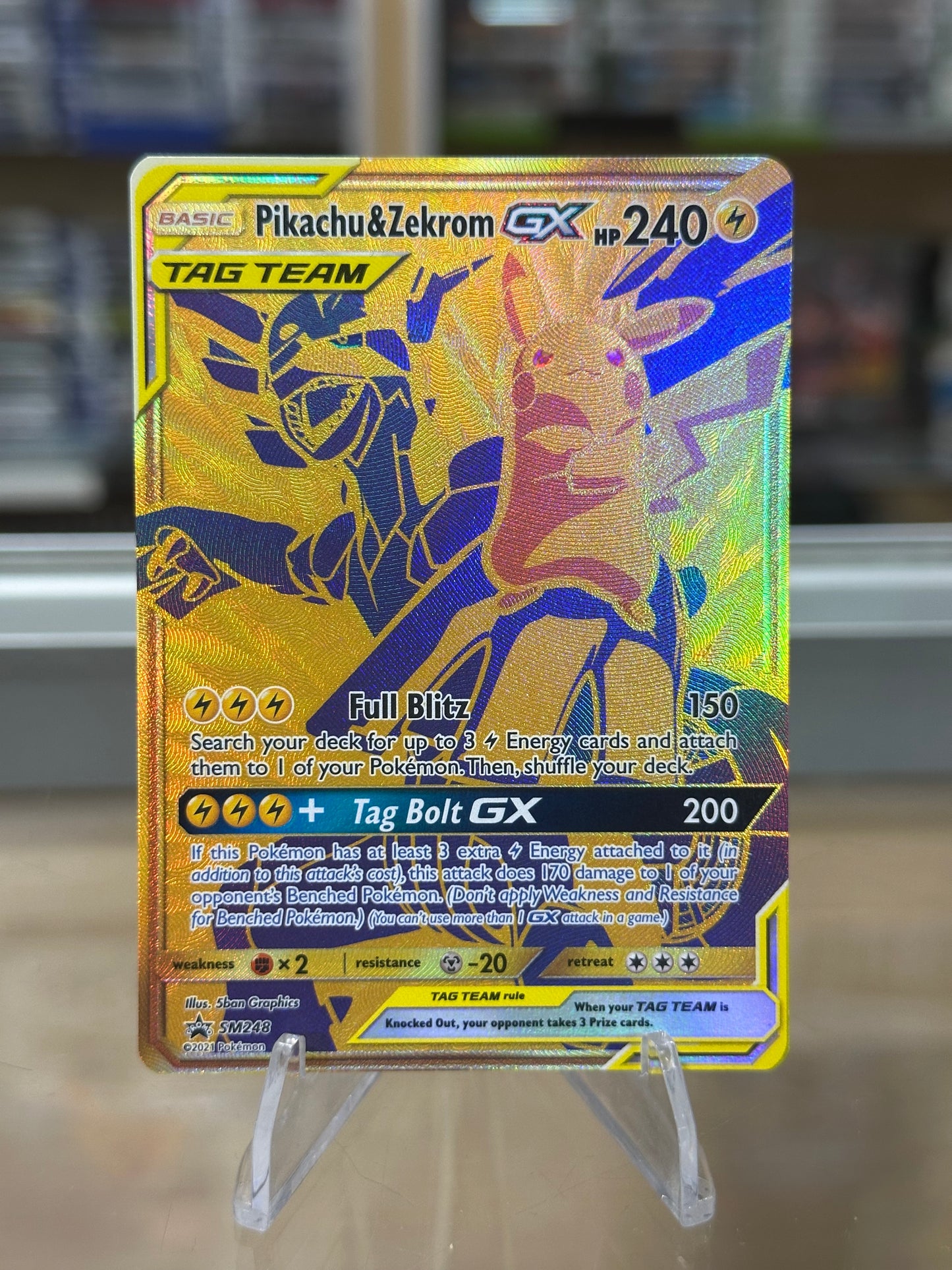 Pikachu & Zekrom GX - SM248 - SM Promos
