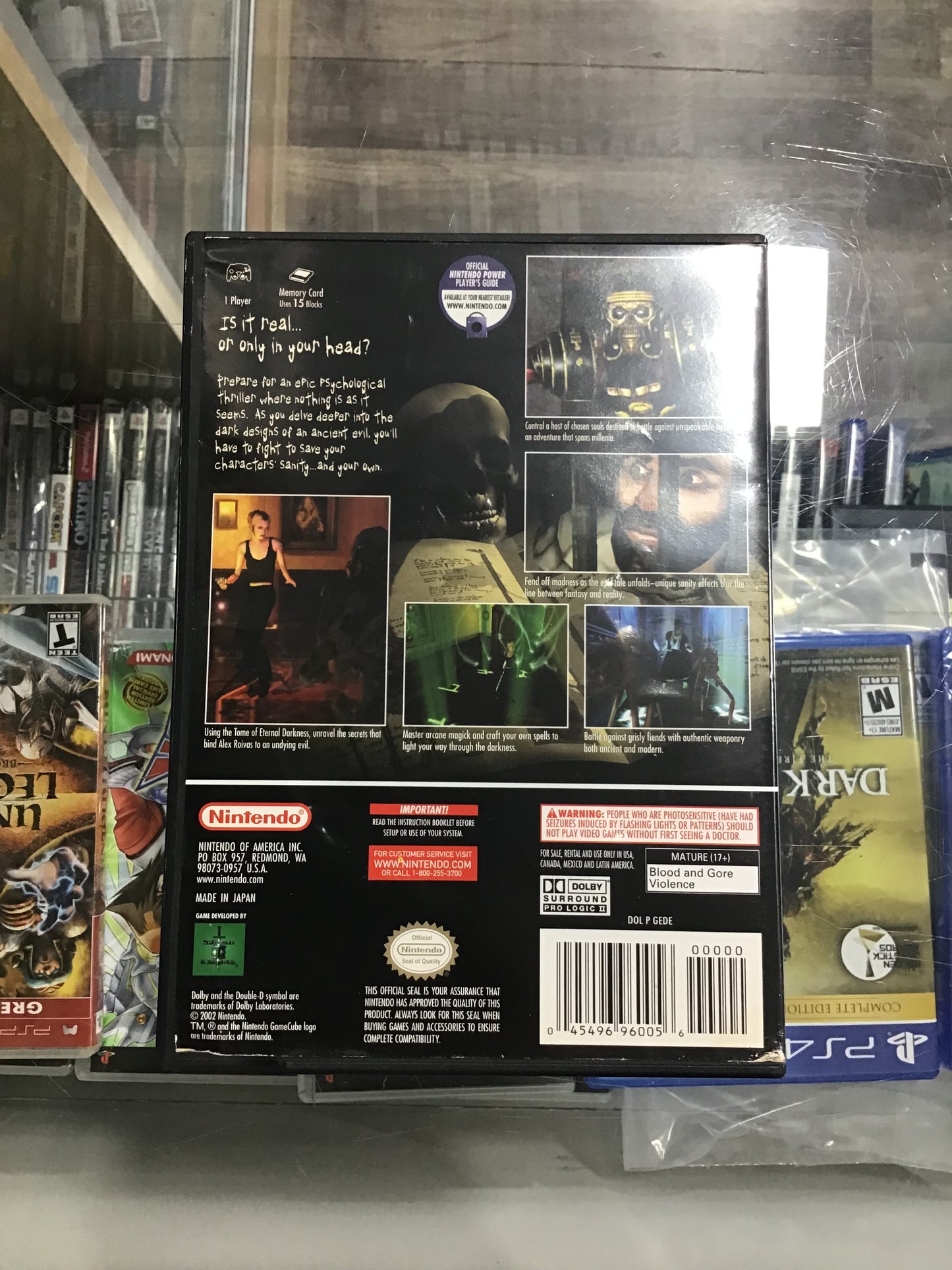 Eternal Darkness Nintendo GameCube Case ONLY