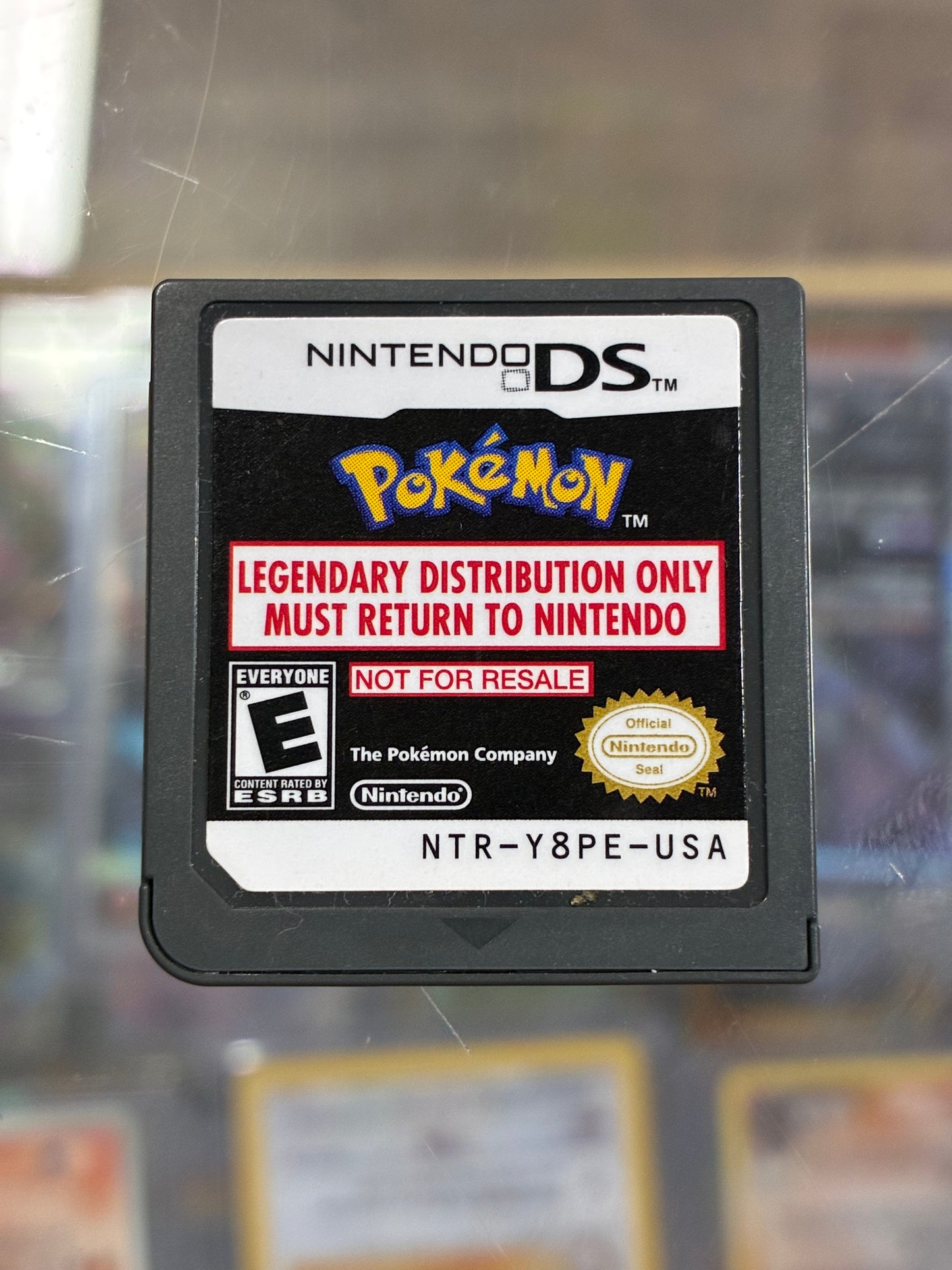 Legendary Distribution Pokémon Cartridge- Y90E Shiny Entei Suicune Raikou and Regular Celebi
