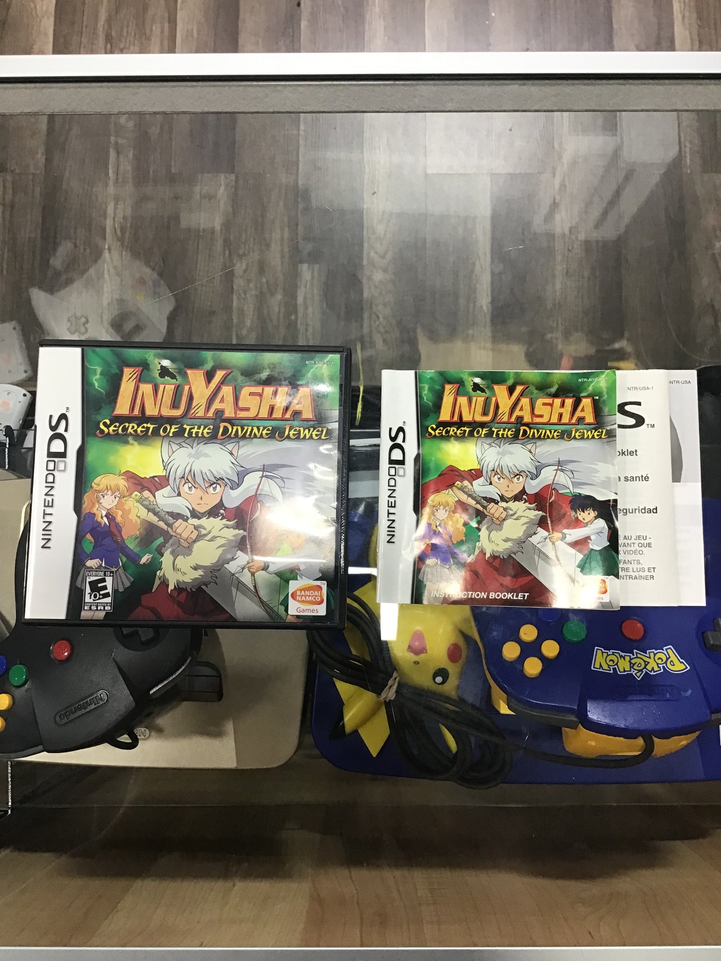 Inuyasha Secret of the Divine Jewel Nintendo DS Case and Manual ONLY