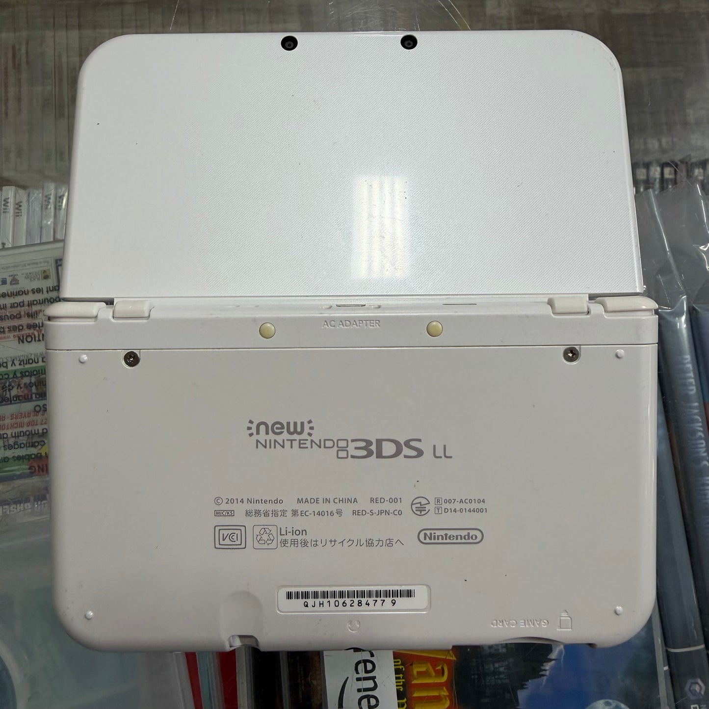 New Nintendo 3DS LL Pearl White JP Nintendo 3DS [Charger Included]