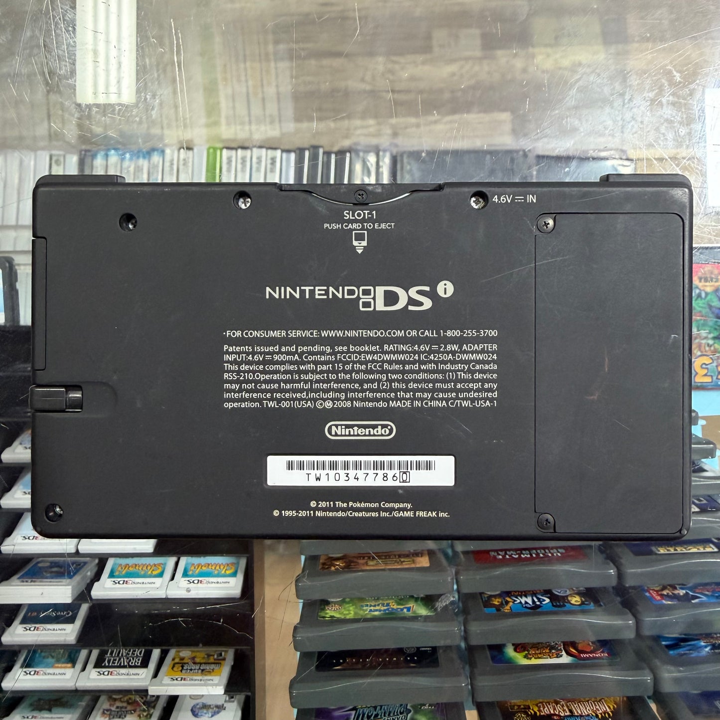 Black Reshiram & Zekrom Edition Nintendo DSi System with Charger