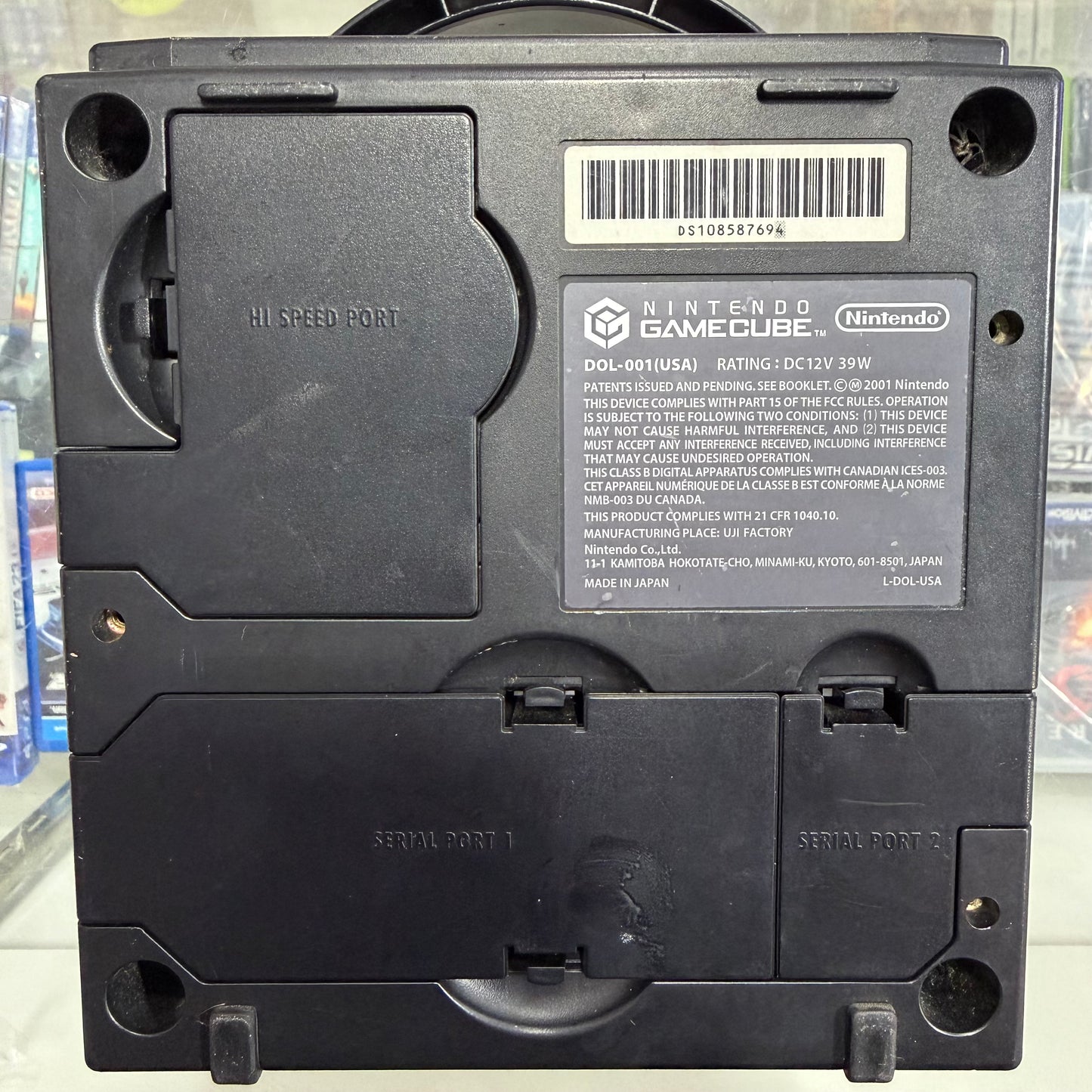 Black GameCube System Gamecube (controller cables memory card included)