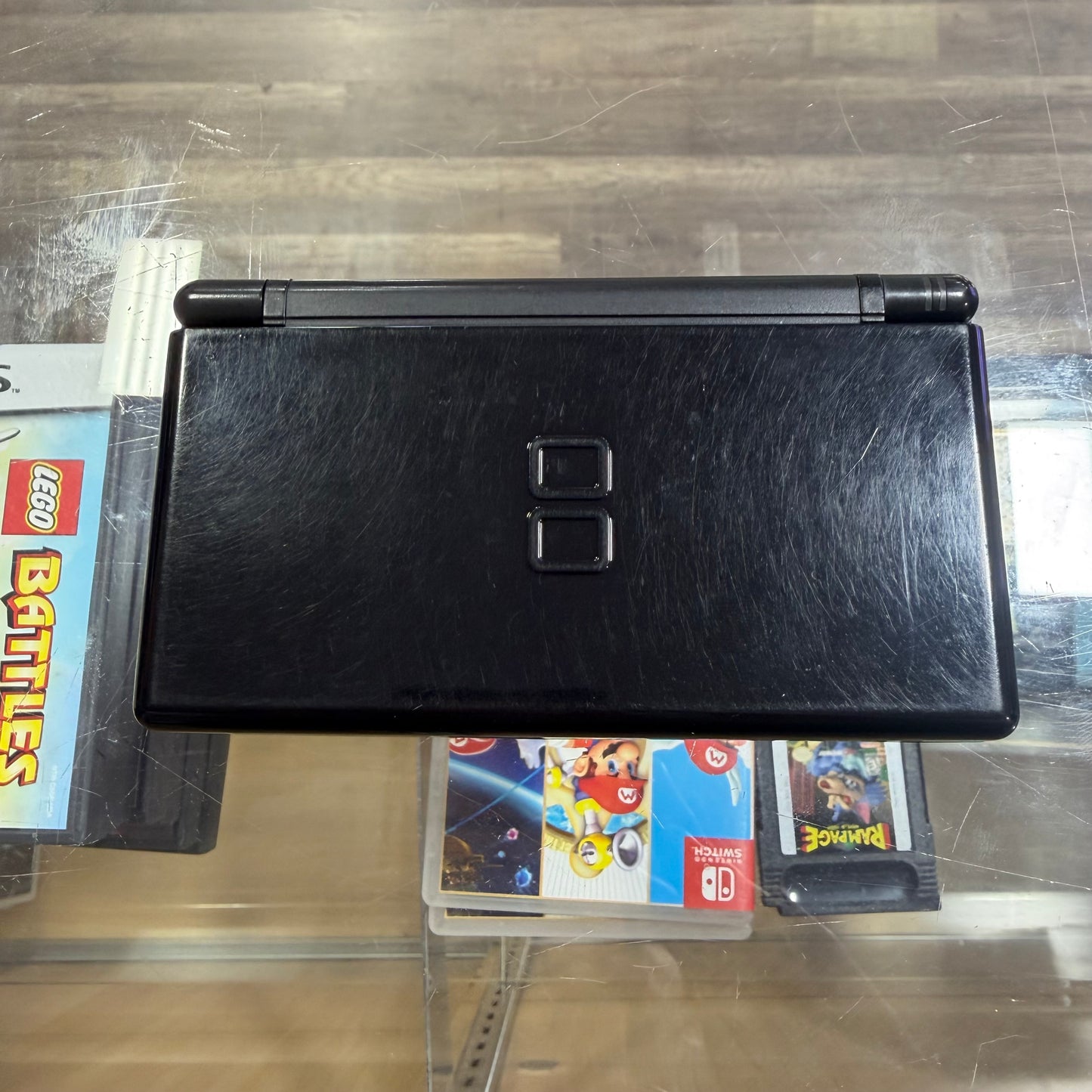 Black Nintendo DS Lite Nintendo DS (charger included)