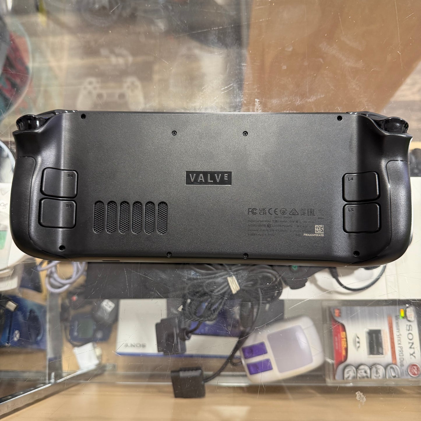 Steam Deck LCD Model 265 GB Handheld System ( dock and charger included )