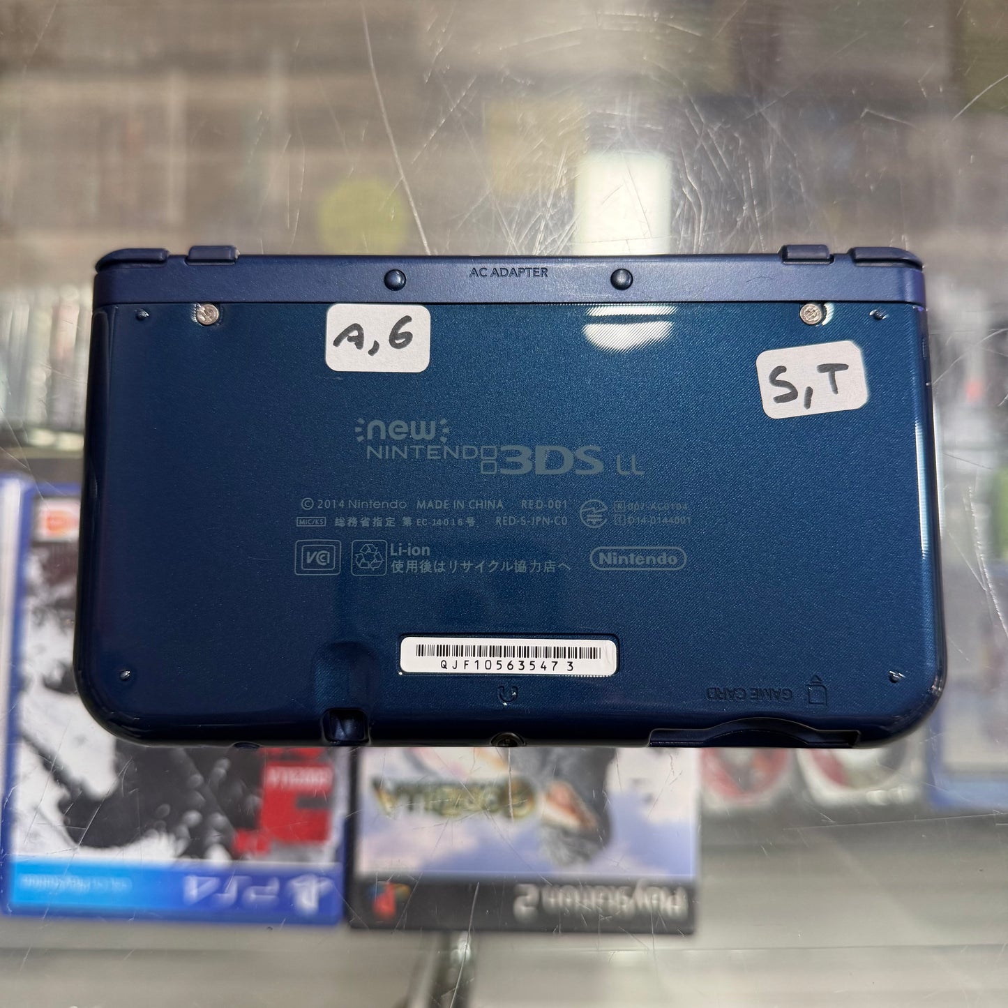 Blue New Nintendo 3DS XL Handheld System With Charger Dual IPS (Region Free)(JAPANESE TO US) 473