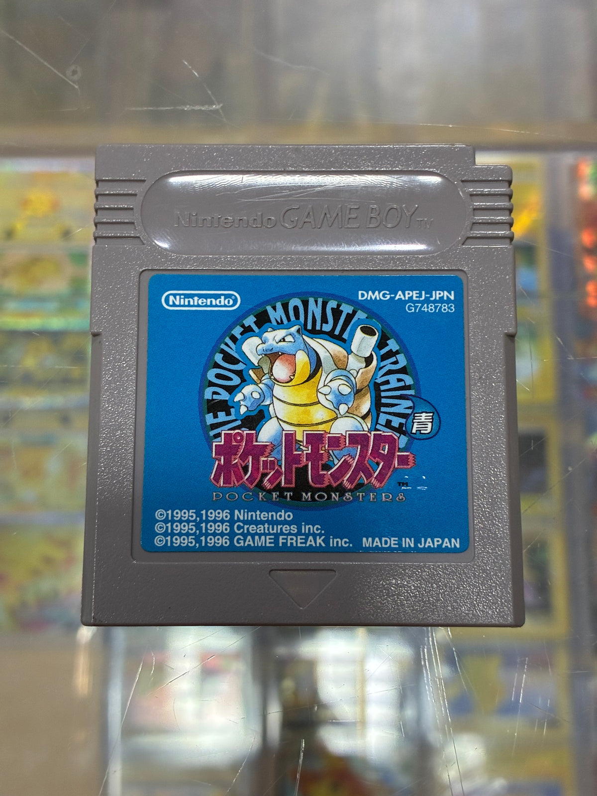 Pokémon Blue JP Nintendo GameBoy [(Authentic)(New Battery)(Saves)]