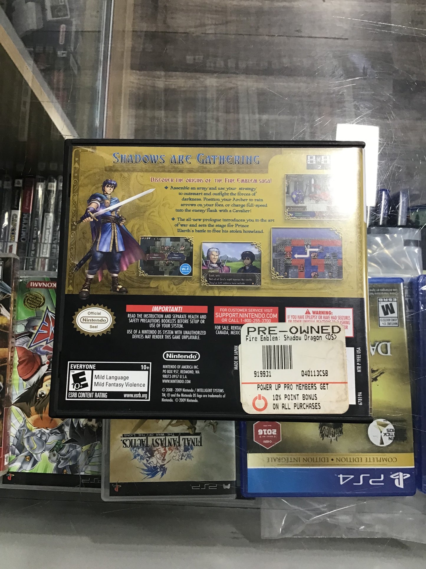 Fire Emblem Shadow Dragon Nintendo DS Case ONLY