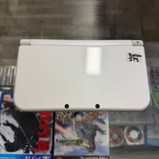 White New Nintendo 3DS XL Handheld System With Charger Bottom IPS (Region Free)(JAPANESE TO US) 103